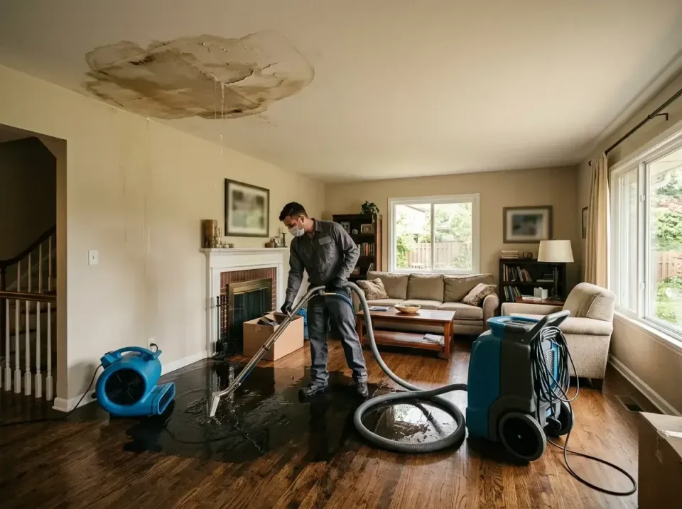 attic-pipe-burst-ceiling-drip-008 — frequently asked questions, Water Damage Restoration & Carpet Care in Robertsdale, AL